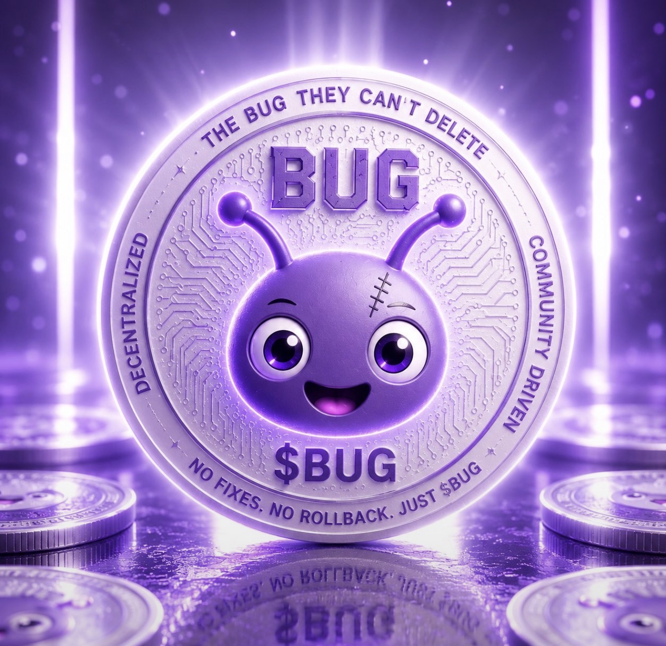 BUG404 coin artwork
